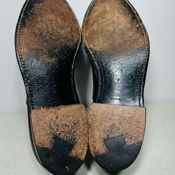 ALDEN 907 Men’s Straight Tip Balmoral Black Calfskin Shoes Size 10AAAA/AA main image 9